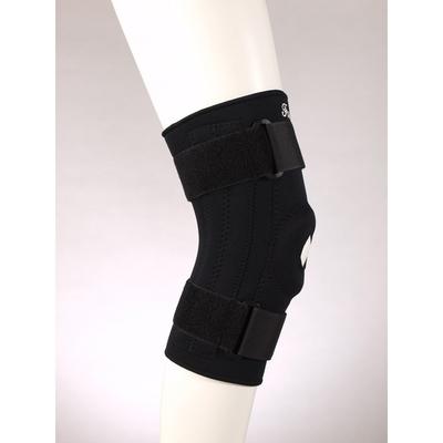 F 1291 Ортез коленного сустава неразъемный с пластинами /L/ черный